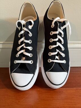 Converse Black and White Low-Top All Star Sneakers